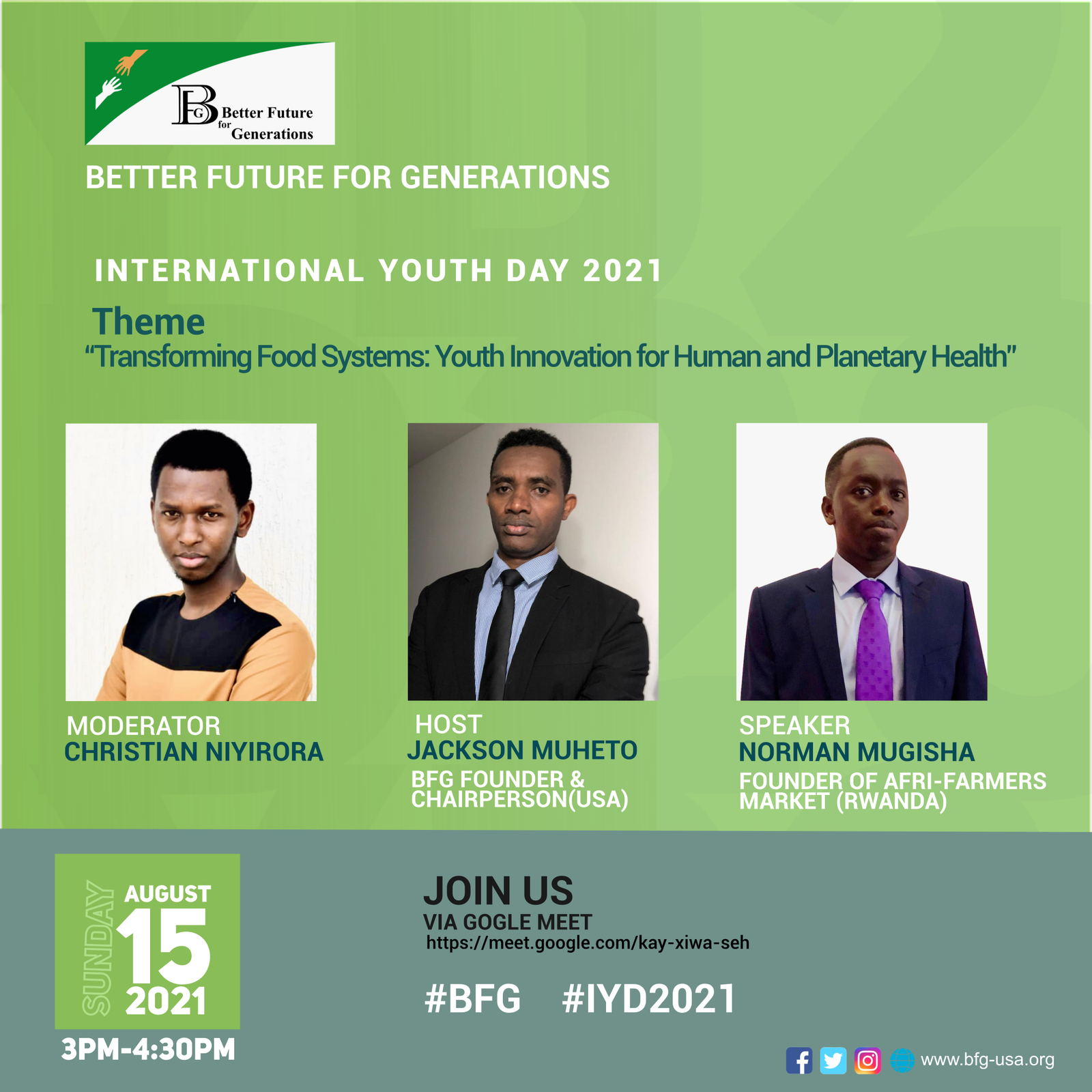 INTERNATIONAL YOUTH DAY 2021